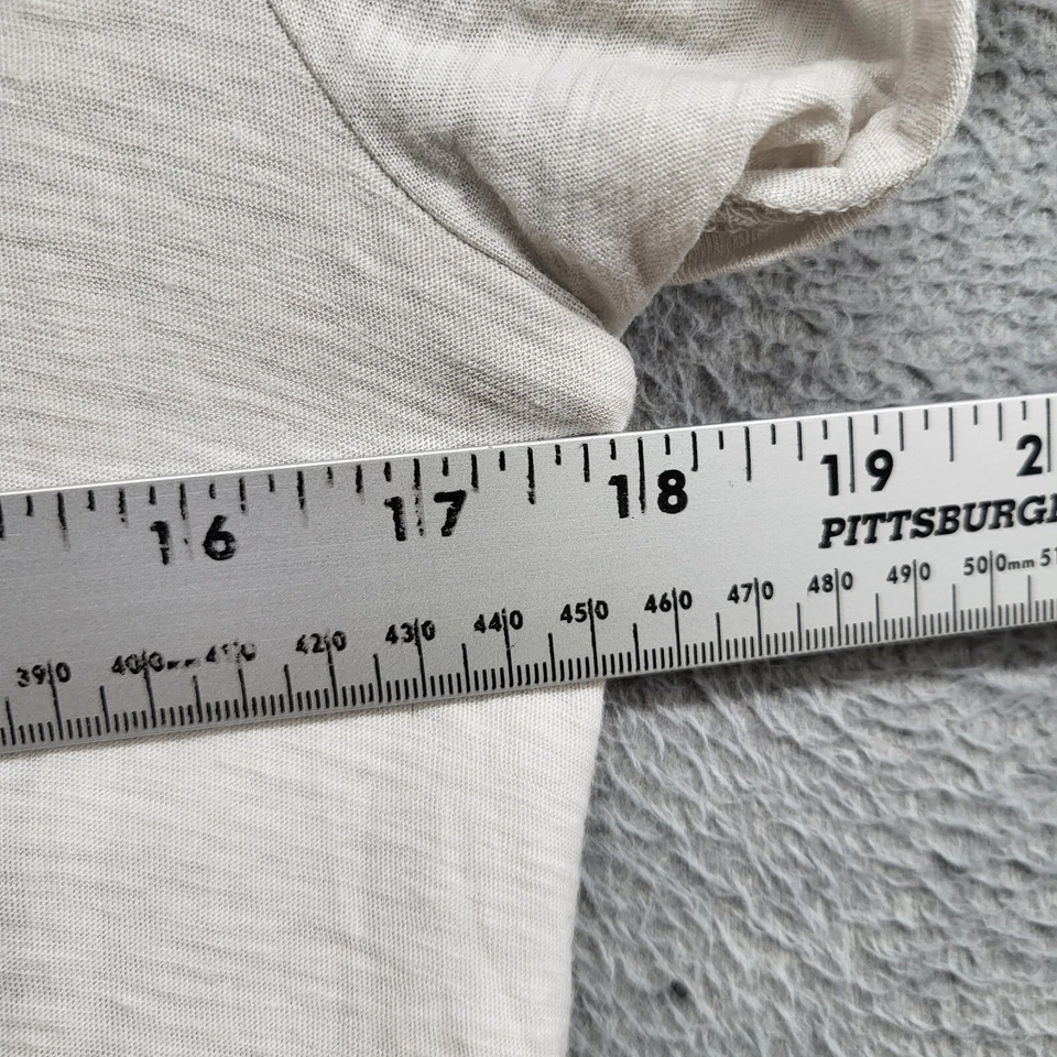 James Perse 女式连衣裙 2 白色衬衫迷你卷边短袖衬里 — 第 4/4 张图片