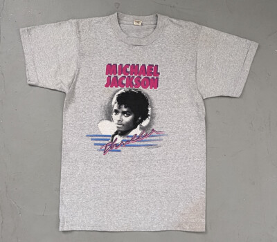 Vintage 1980s Michael Jackson Thriller Billie Jean Beat It Promo T-Shirt M 