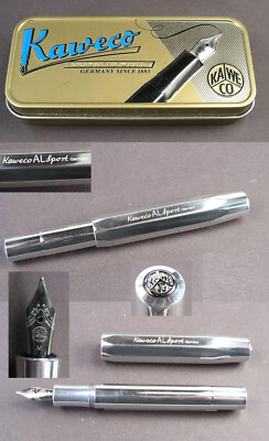 Kaweco AL Sport Roh Füllfederhalter aus Rohaluminium