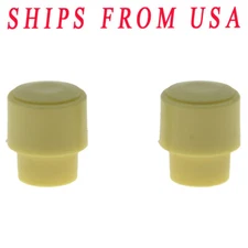 2x Ivory Guitar 3&4 Way Pickup Switch Tip Barrel Switch Knob For USA Telecaster