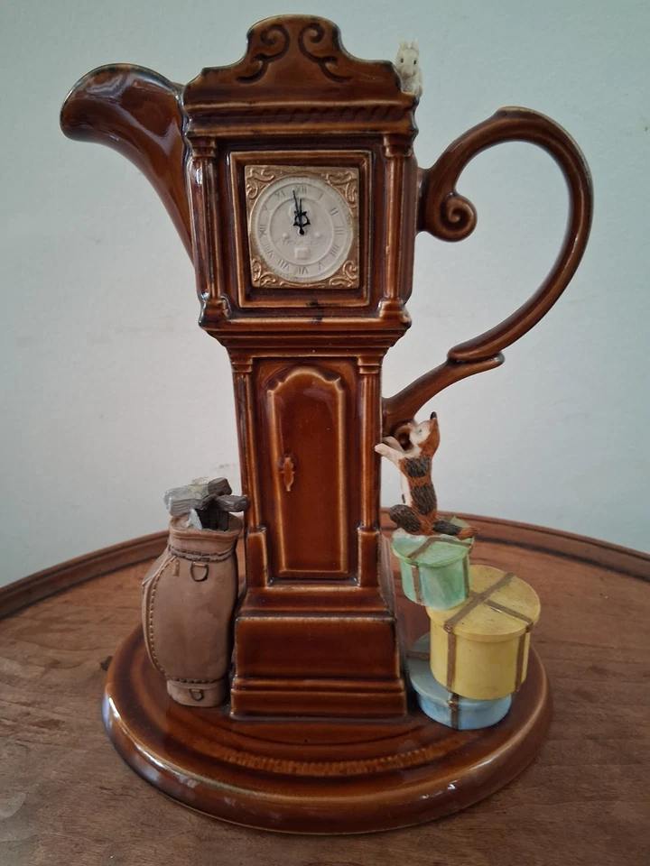 Collectible Vintage Park Rose Pottery Treacle Glazed Novelty Jug (8.25" 707g) - Image 3 of 4