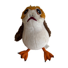 Disney Parks Star Wars Porg Plush Stuffed Toy 12" Fleece Bird