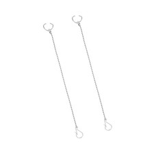 Universal Toilet Flapper Chain Replacement 9.45 Inch Stainless Steel Leak Pre...