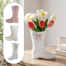 Flower Vase Cowgirl Boot Vase Birthday Gift Plant Container Floral Arrangement