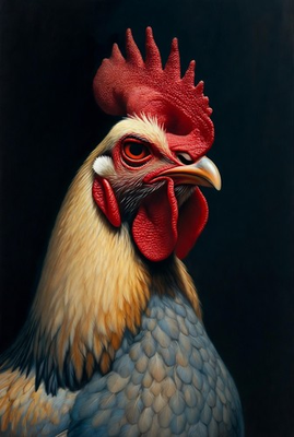 #ad #ad Bird Rooster Baby 4K Wallpaper Digital Art HD Animal Printable Kids Room 1055 $0.99