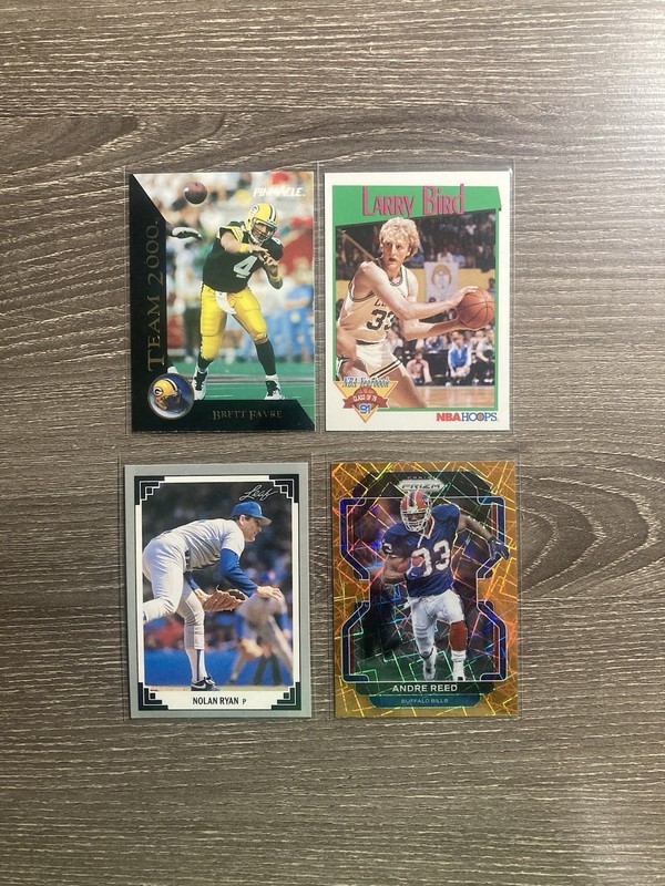 Lot 100 HOF Cards No Duplicates Vintage. MLB, NFL, NBA
