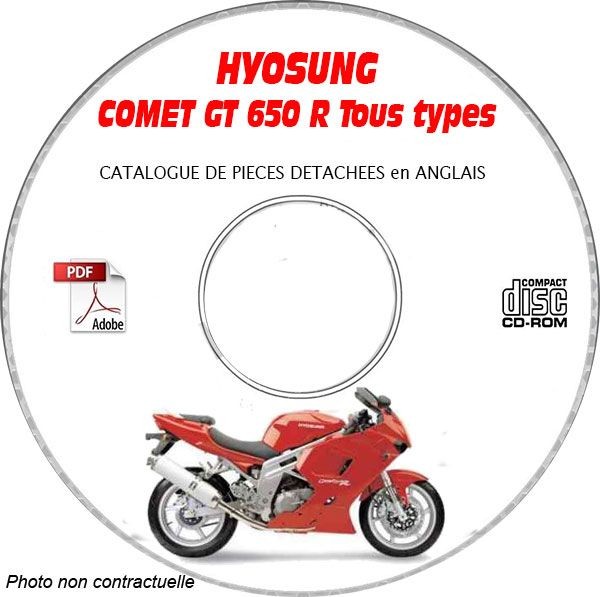 Revue Technique COMET GT 650 R Pieces Detachees Moto Hyosung