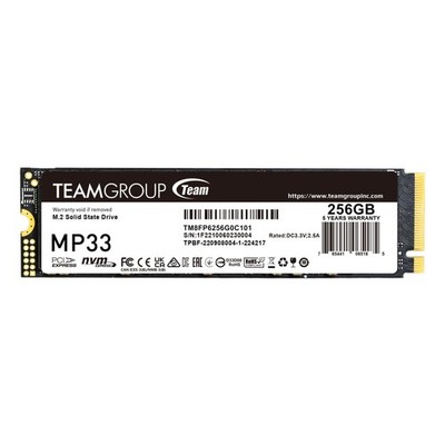 TEAMGROUP MP33 256GB SLC Cache 3D NAND TLC NVMe 1.3 PCIe Gen3x4 M.2 2280 Inte...