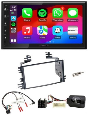 Kenwood Steering Wheel USB DAB 2DIN Bluetooth Car Stereo for Kia Sportage II 2005-2008s