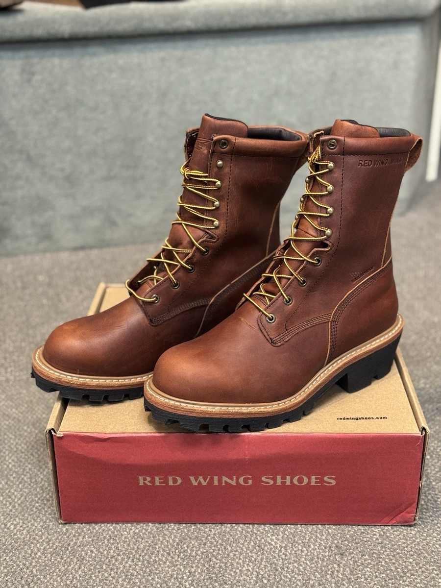 Red Wing 217 Waterproof Logger Boots (Soft Toe) (USA) SIZE  display picture 1