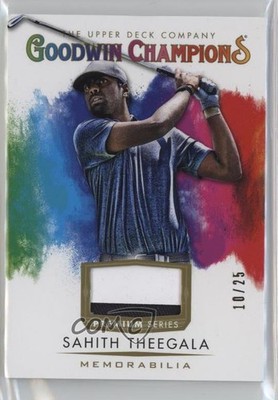 2021 Upper Deck Goodwin Champions Premium 10/25 Sahith Theegala #SM-TH 1dh1