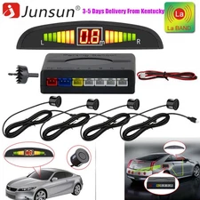 USA 4 Sensors Parking Sensor Car Reverse with LCD Display Audio Buzzer Alarm kit