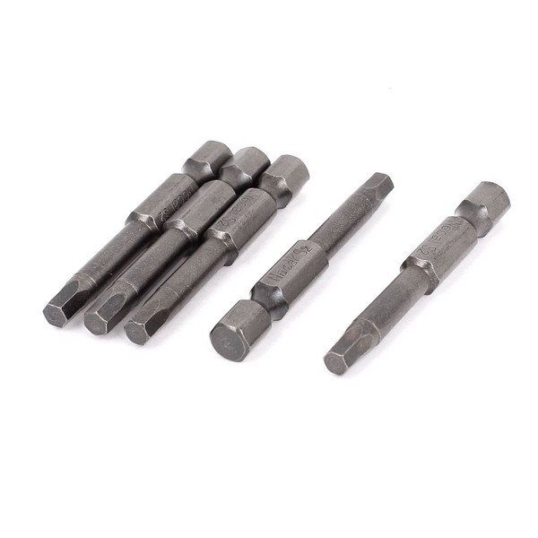 "5StüCk 50Mm 1/4\"Sechskant Schaft 4Mm H4 Innensechskant Magnet Schraubendreher"-image