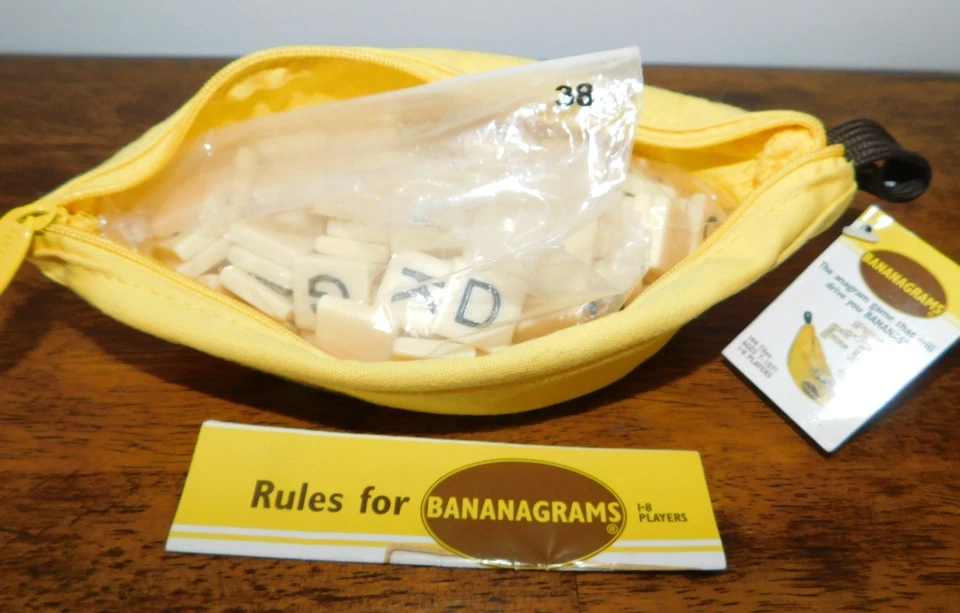 Bananagrams Tiles Word Crossword Game in Banana Bag - Image 3 of 3
