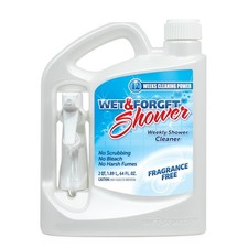 Wet  Forget Shower Cleaner Spray, Fragrance-Free Weekly Bathroom Cleaner, No Sc