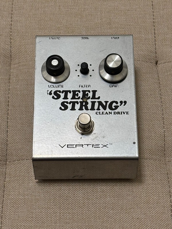 Vertex "Steel String" Clean Drive Guitar Pedal