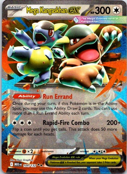Mega Kangaskhan ex Holo Promo ME: Mega Evolution Promo 025 NM