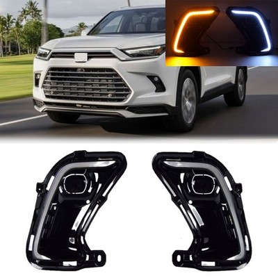 For 2024-2025 Toyota Grand Highlander LED Driving Turn Signal Light Fog Lamp DRL