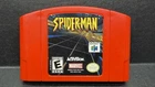 Spider-Man N64 (Nintendo 64, 2000) Cart Only Authentic Working - Very Good Shape