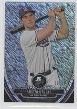 2013 Bowman Platinum Prospects Chrome Ice Refractor 6/10 Austin Hedges fm0