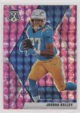 2020 Panini Mosaic Rookies Pink Camo Mosaic Prizm Joshua Kelley #234 0l1