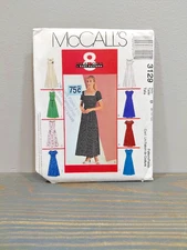 3129  McCalls Miss & Petite Party Dress Size 8-10-12 Sewing Pattern