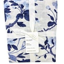 Pottery Barn Nola Songbird Duvet Cover Full Queen Blue New