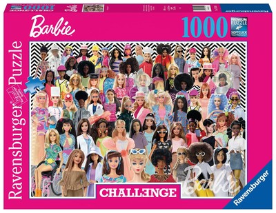 Ravensburger Puzzle 17159 - Barbie Challenge - 1000 Teile Barbie Puzzle für Erwa