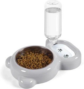 Ensemble de bols d'eau pour chats de chien Distributeur automatique Animateur Non-dérapant 4 Couleurs