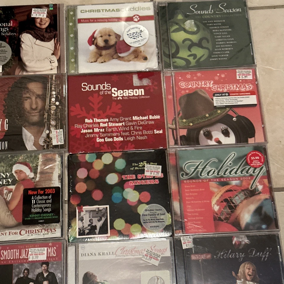 Lot of 16 Christmas Holiday Winter CDs X-mas Holidays Music Collection Brand New Foto 3 de 4