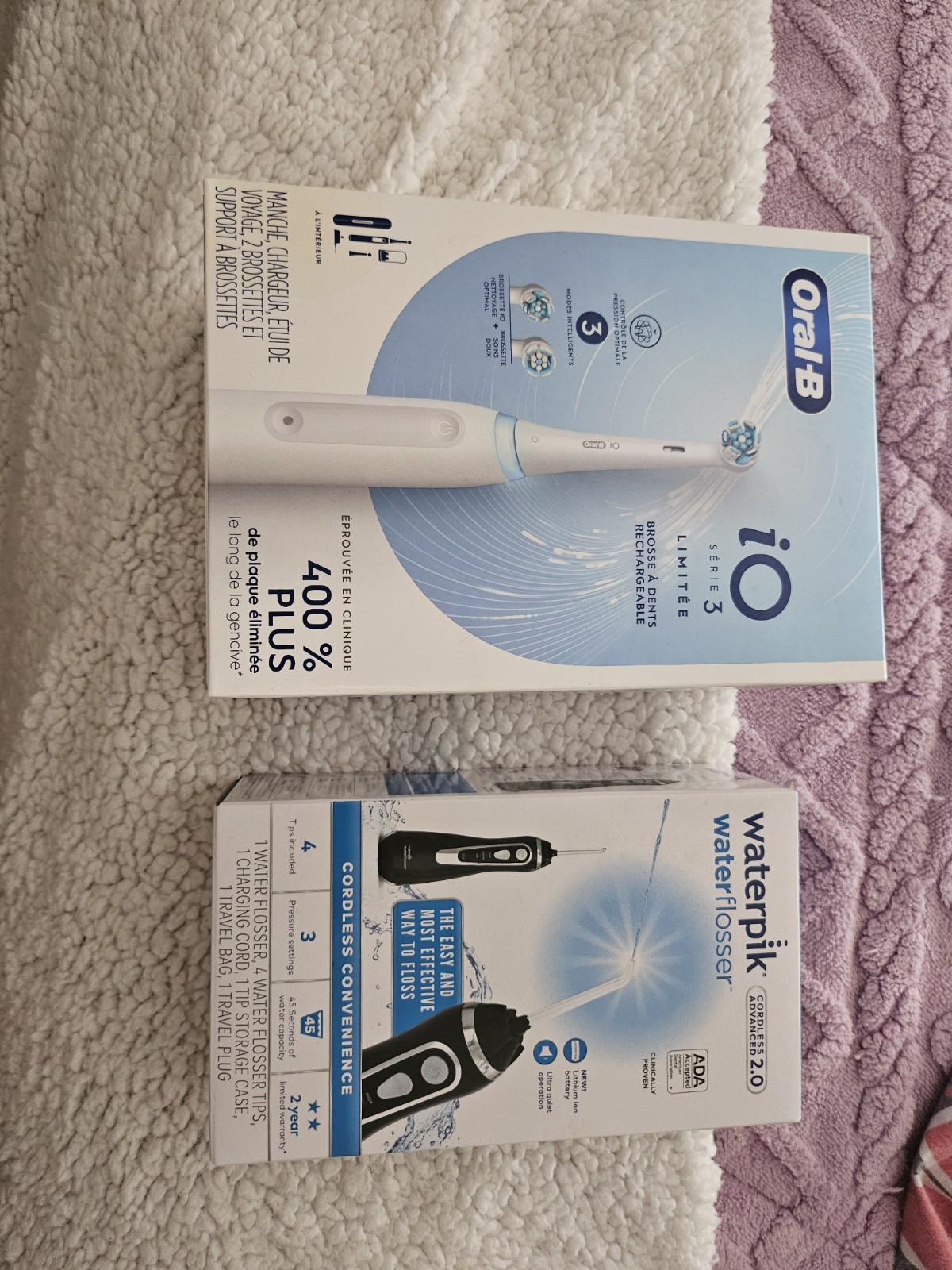 Oral-B Electric Tooth Brush And Waterpik Electric Flosser
