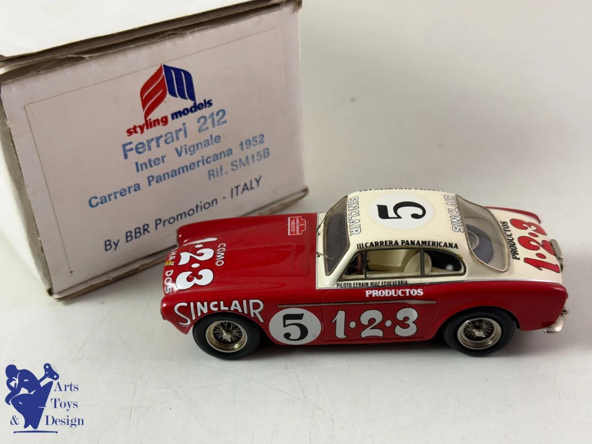 Ferrari 250 MM N°5 Panamericana 1953 – BBR SM09B – 1/43 – Occasion Boîte Plexi