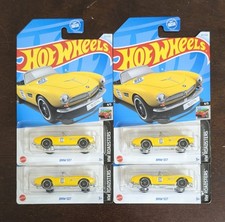 Hot Wheels BMW 507 Roadster Yellow HW Roadsters 4/5 67/250 Lot of 4