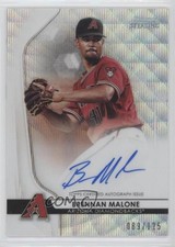 2020 Bowman Sterling Prospect Wave Refractor 89/125 Brennan Malone Auto h6d