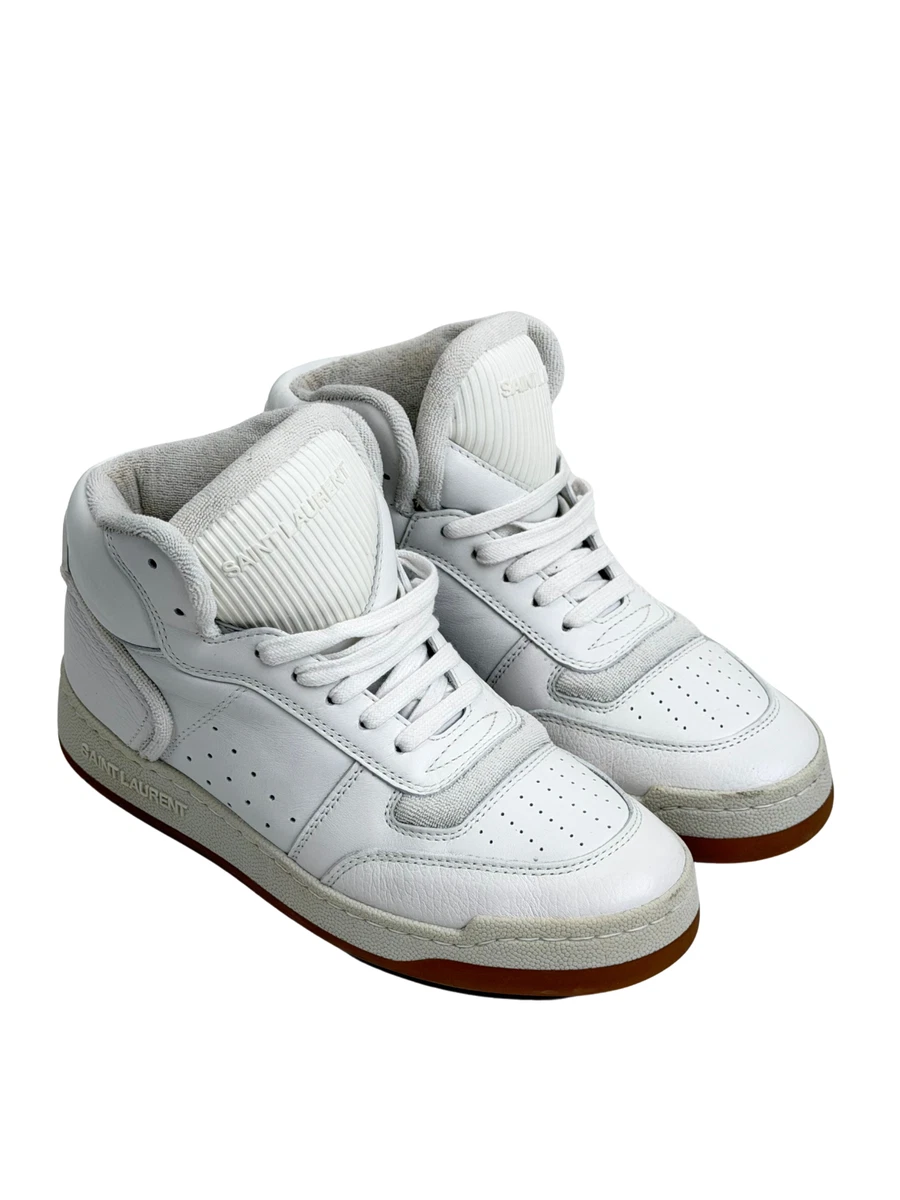 Saint Laurent Leather High Top Athletic Shoes for Women for sale
