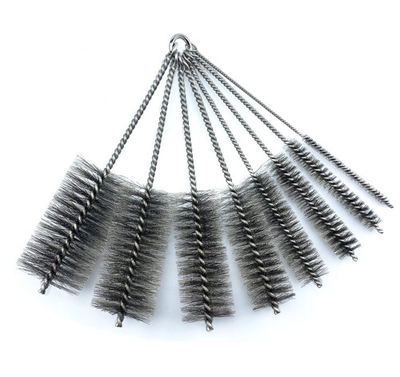 #ad Pipe Cleaning Brush Set Stainless Steel Bristles 8 Piece Variety 12 Black $32.44