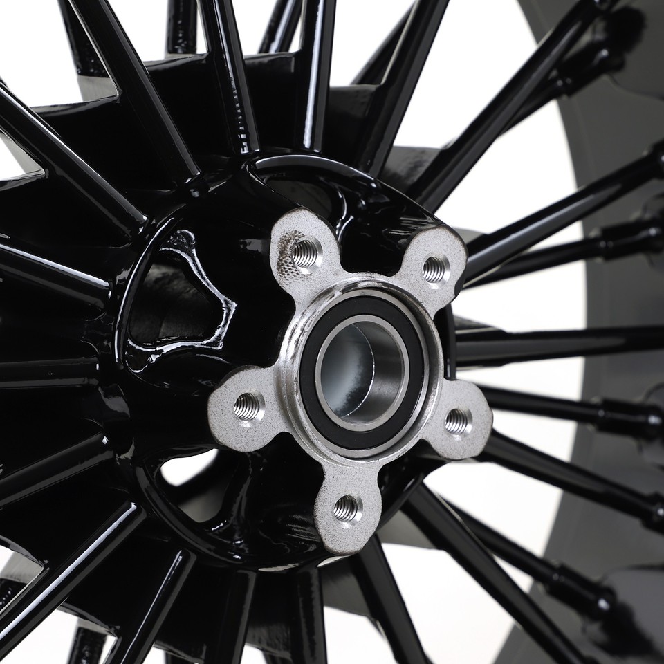 Fat Box Rim 17x6 Fat Spoke Rear Wheel Rim For Harley Dyna FAT BOB FXDF Softail Fat ...