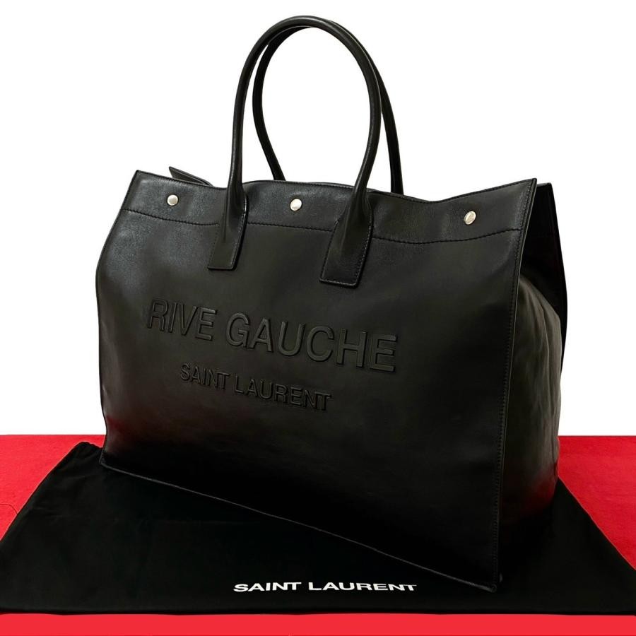 ys37 Saint Laurent Paris Con Borsa Rive Gauche Pelle Vera Borsa Business Be