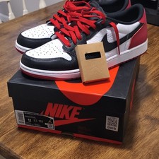Jordan 1 Retro Low White/Black/Varsity Red for Sale | Authenticity
