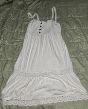 JUICY COUTURE White Summer Sundress Medium Great Condition 
