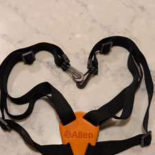 Allen Black Nylon  Leather Adjustable Binocular Shoulder Straps