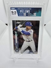 2020 Topps Chrome #186 Kyle Lewis Seattle Mariners Rookie HGA 9.5