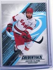 Jaccob Slavin 2024-25 Upper Deck Credentials Base #74 Carolina Hurricanes