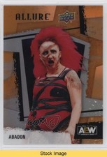 2022 Upper Deck Allure AEW Sunrise Abadon #85 READ 11q6