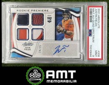 Justin Fields RC Patch Auto PSA 9 2021 Panini Absolute 24/25 Rookie Spectrum 844