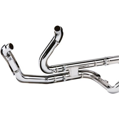 Cobra Dual Bung Powerport Headpipes - Chrome 6253DB1