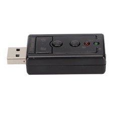 Virtual Sound Card Internal Amplifier And Volume Controls 7.1 Channel Sound Card