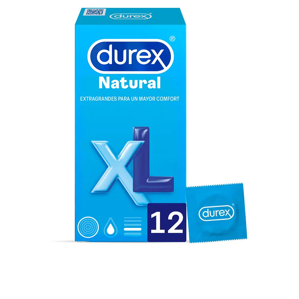 DUREX Natural XL Condoms – 12 Units