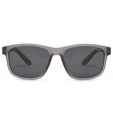 Prad 8016 Sunglasses Matte Gray Frame Gray Lenses 54-18-140mm UV
