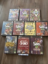 Lotto giochi PC The Sims - Sims 1 completo, espansioni Sims 2, Sims 3